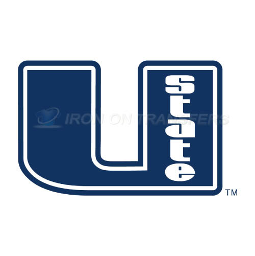 Utah State Aggies Logo T-shirts Iron On Transfers N6748 - Click Image to Close